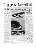 The Flying Town of the Future  Front Page of 'The Children's Newspaper'  February 1934