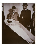 Jesse James in His Coffin after Being Shot Dead in 1882