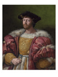 Portrait of Lorenzo De Medici  Duke of Urbino  Holding a Gold Box  C1518
