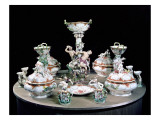 Part of a Meissen Dinner Service Ordered by Frederick the Great for General Von Mollendorf