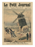 Pulling Down One of the Last Windmills on the Butte Montmartre