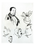 Three Self Portraits and Profiles of Jules Champfleury