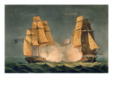 The Capture of La Nereide  December 21st 1797  Engraved by Thomas Sutherland