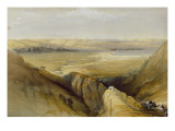 Jordan Valley  from Volume Ii of 'The Holy Land' by Louis Haghe
