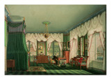 The Bedroom of Elizabeth of Bavaria  Schloss Tegernsee C1840