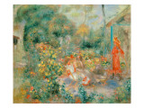 Young Girls in the Garden at Montmartre  1893-95