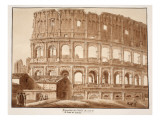 Restoration of the Colosseum from the Side of St John Lateran  1833