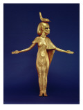 Detail of the Goddess Selket from the Canopic Shrine  from the Tomb of Tutankhamun