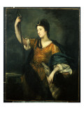 Portrait of Lady Anne Dawson  Three-Quarter Length  as Diana  1753-54