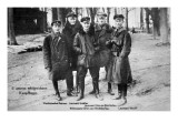 Baron Von Richthofen with Fellow Pilots  Including His Brother Lothar