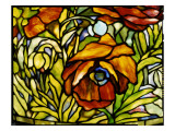 Detail of an 'Oriental Poppy' Floor Lamp  Tiffany Studios  1902