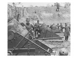 Federal Siege Guns  Yorktown  Virginia  During the American Civil War