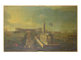 View of Fort William  Calcutta  with the Church of St Anne in the Foreground