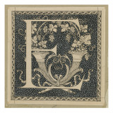 Capital Letter E  Illustration from 'The Life of Our Lord Jesus Christ'