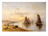 When the Boats Come Home  Skerries Beach  Evening  1889