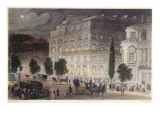 View of the Boulevard Des Italiens  Engraved by E Radclyffe  C1840-50