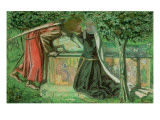 Arthur's Tomb: Sir Launcelot Parting from Guenevere  1854