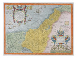 Map of Palestine  from Theatrvm Orbis Terrarvm  1570