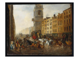 The London-To-Brighton Coach at Cheapside  18th July 1831