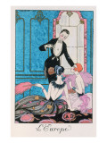 Europe'  Illustration for a Calendar for 1921  1920