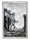 Gulliver Amongst the Lilliputians  Illustration from 'Gulliver's Travels' by Jonathan Swift
