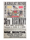 Federal Recruiting Poster for the 36th Regiment  New York Volunteers