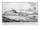 The Southside of the Castle of Edinburgh  from 'Theatrum Scotiae' by John Slezer  1693