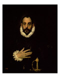 Gentleman with His Hand on His Chest  C1580