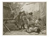 Revenue Cutters Capturing an American Smuggling Vessel