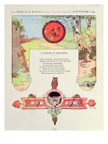 The Fox and the Grapes  Illustration from 'Fables' by Jean De La Fontaine  1906 Edition