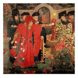 Choosing the Red and White Roses in the Temple Garden  1910