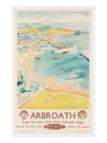 Arbroath  Poster Advertising British Railways  C1950