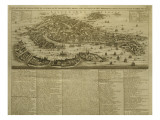 Map of Venice  Published by H Chatelain in Amsterdam  1728