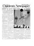 Sooty  Front Page of 'The Children's Newspaper'  March 1955