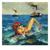 First Woman to Swim the Channel: Gertrude Ederle