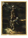 And in the First Career They Ran  the Elfin Knight Fell Horse and Man'