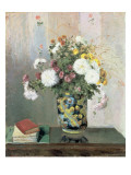 Bouquet of Flowers  Chrysanthemums in a Chinese Vase