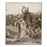 Martyrdom of Alphege  Illustration from 'Cassell's Illustrated History of England'