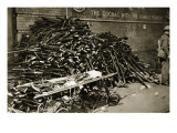 Weapons on the Quay at Dover  Following the Dunkirk Evacuation  1940