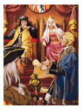 Columbus Presenting to Queen Isabella of Spain and Her Husband