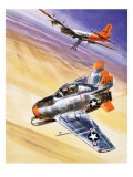 Mini Jet-Fighter  Illustration from 'Into the Blue'  1967