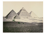 The Pyramids of El-Geezeh from the South West  1858