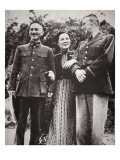 Chiang Kai-Shek and His Wife Meet American General Stilwell