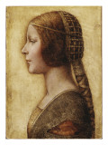 Head of a Young Girl in Profile to the Left in Renaissance Dress