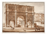 View of the Arch of Constantine  1833