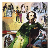Charles Dickens with His Characters