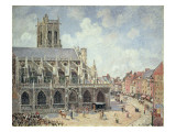 The Church of St Jacques in Dieppe  Morning Sun  1901