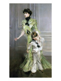 Madame Georges Hugo and Her Son Jean  1898