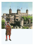 The Tower of London with Beefeater