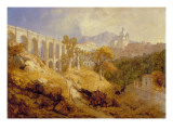 The Aqueduct at Arricia  Near Rome  1866